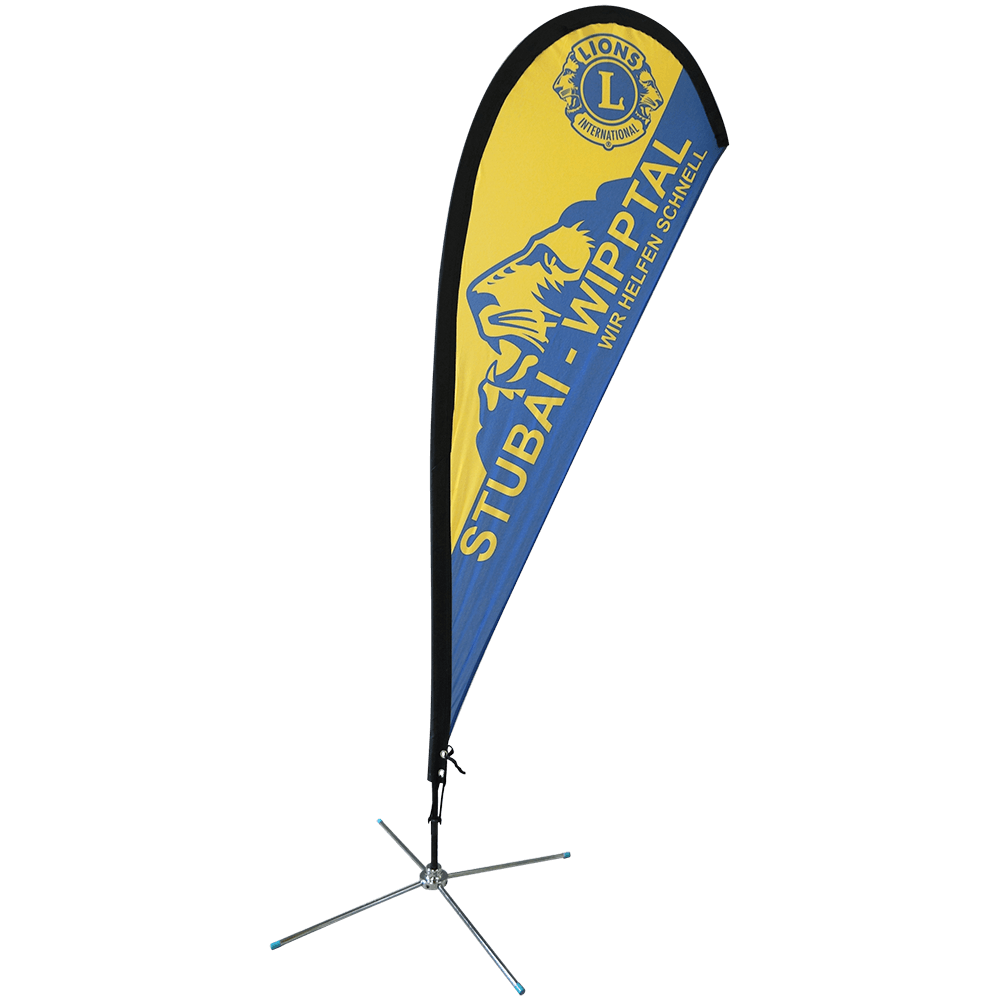 Beachflag 3,5m with pole without base part