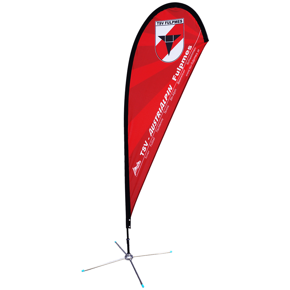 Beachflag 2,5m with pole without base part