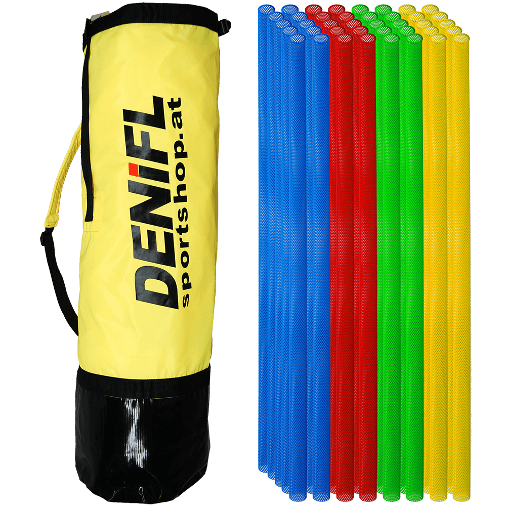 Transport Bag with 40 net poles red/blue/green/yellow